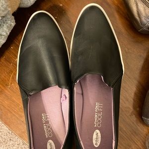 Black dr schols shoes